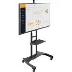 55" 4K LED TV with stand and wheels