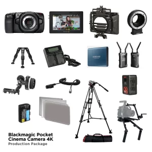 Blackmagic Pocket Cinema Camera 4K Production Package