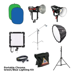 Portable Chroma Green/Blue Lighting Kit