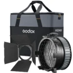 Godox GF14 Kit G-Mount Fresnel Lens and Barndoor for MG1200Bi / MG2400Bi