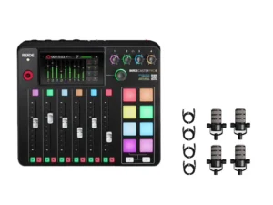 Rode RODECaster Pro II Four - Person Podcast Set (Audio Only)
