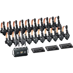 Hollyland Solidcom C1 Pro Roaming Hub 20S Full-Duplex Wireless Intercom System with 20 Single-Ear Headsets (V-Mount, 1.9 GHz) - Comset